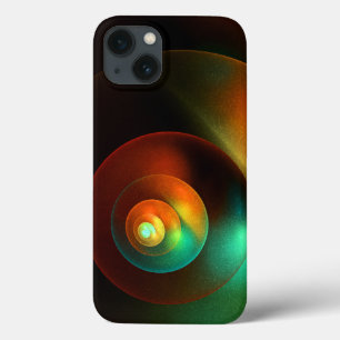 Funda Para iPhone 13 Círculos coloridos Patrón de arte abstracto modern