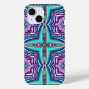 Funda Para iPhone 15 Círculos Concéntricos Lanzados Al Punto Resumen