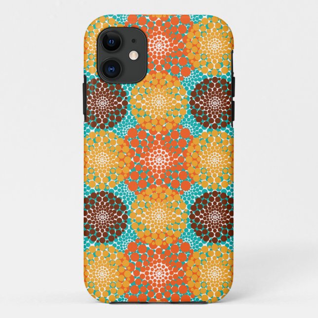 Funda De Case-Mate Para iPhone Círculos detectados (Reverso)