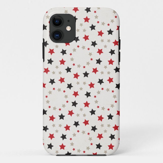 Funda De Case-Mate Para iPhone círculos estrellados (Reverso)