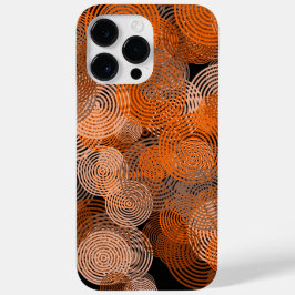 Funda Para iPhone 14 Pro Max De Case-Mate Círculos geométricos de cobre de arte fractal Swir