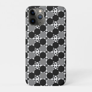 Funda Para iPhone 11 Pro Círculos Monocromos: Resumen Blanco Negro Y Gris,