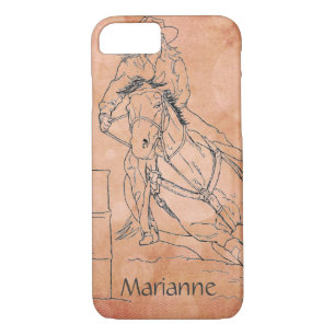 Funda Para iPhone 8/7 Círculos naranjas Racer II