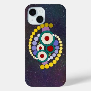 Funda Para iPhone 15 Círculos Resumen de obras de arte