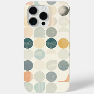 Funda Para iPhone 15 Pro Max Círculos y otras formas sobre fondo blanco