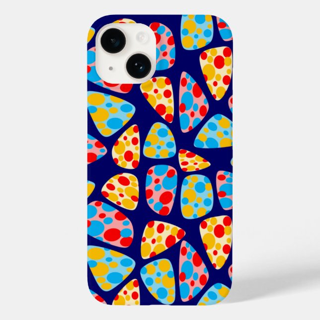 Funda De Case-Mate Para iPhone Circus Mosaic (Reverso )