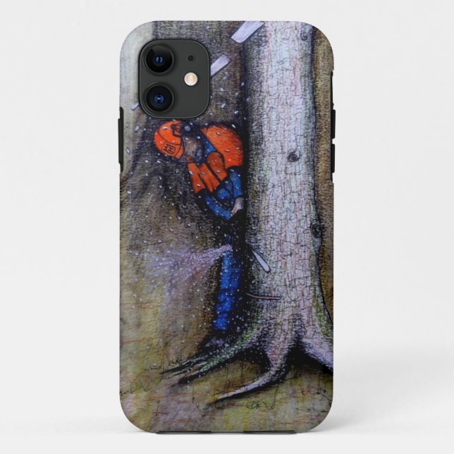 Funda De Case-Mate Para iPhone Cirujano arborista husqvarna (Reverso)
