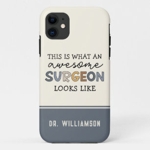 Funda Para iPhone 11 Cirujano personalizado Gracioso e Increíble Regalo