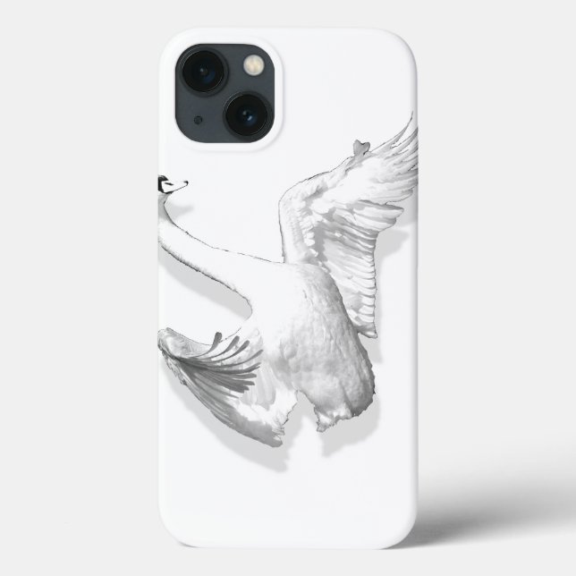 Funda De Case-Mate Para iPhone Cisne blanco - estuche para iPad (Reverso)