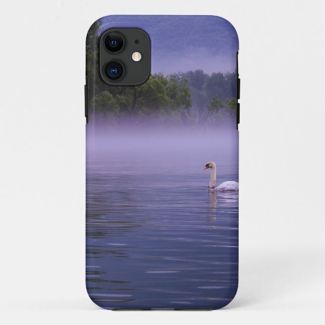 Funda De Case-Mate Para iPhone Cisne en lago (Reverso)
