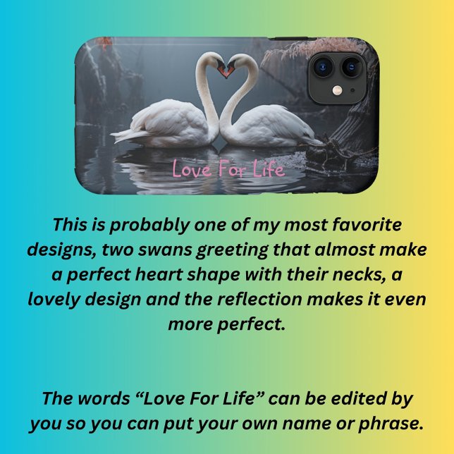 Funda De Case-Mate Para iPhone Cisnes en el agua (Subido por el creador)
