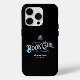 Funda Para iPhone 15 Pro Cita de Chica de libros para lectores