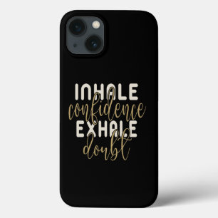 Funda Para iPhone 13 Cita de confianza Inspirador negro motivacional