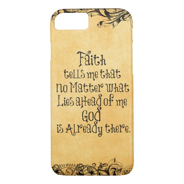 Funda De Case-Mate Para iPhone Cita de fe (Reverso)