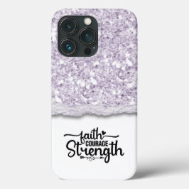 Funda Para iPhone 13 Pro Cita de guión de caligrafía de fuerza de valor de 