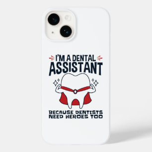 Funda Para iPhone 14 De Case-Mate Cita de Héroes divertidos de Dental Assistant
