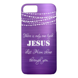 Funda Para iPhone 8/7 Cita de luz cristiana inspiradora