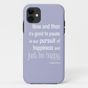 Funda Para iPhone 11 Cita de motivación de la felicidad