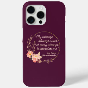 Funda Para iPhone 15 Pro Max Cita de Orgullo y Prejuicio I - Estilo Cuto