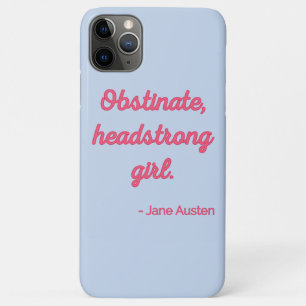 Funda Para iPhone 11 Pro Max Cita de Orgullo y Prejuicio II - Estilo Lindo