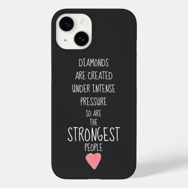 Funda De Case-Mate Para iPhone Cita de personas fuertes (Reverso )