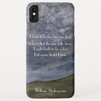 Funda Para iPhone XS Max Cita de Shakespeare Hamlet