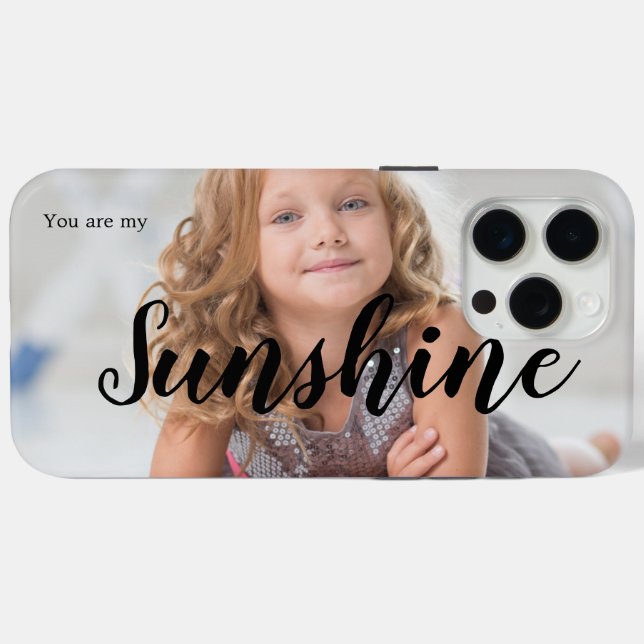 Funda De Case-Mate Para iPhone Cita de tipografía fotográfica ( Reverso (Horizontal))