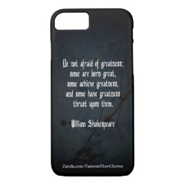 Funda Para iPhone 8/7 Cita de William Shakespeare - Grandeza