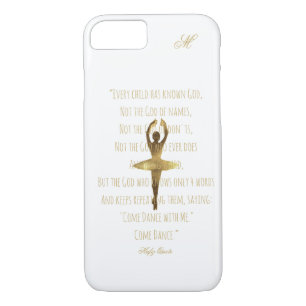 Funda Para iPhone 8/7 Cita del bailarín de ballet de la bailarina con