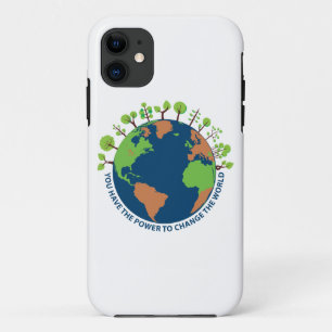 Funda Para iPhone 11 Cita del Día de la Tierra para Cambiar el Mundo