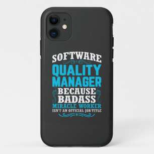 Funda Para iPhone 11 Cita divertida de Software Quality Manager