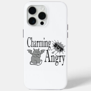 Funda Para iPhone 15 Pro Max Cita divertida de un pequeño gato endemoniado, enc