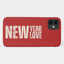 Funda Para iPhone 11 Cita feliz Año Nuevo Año Nuevo Amor 2024