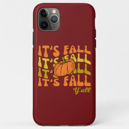 Funda Para iPhone 11 Pro Max Cita feliz de Acción de Gracias es otoño