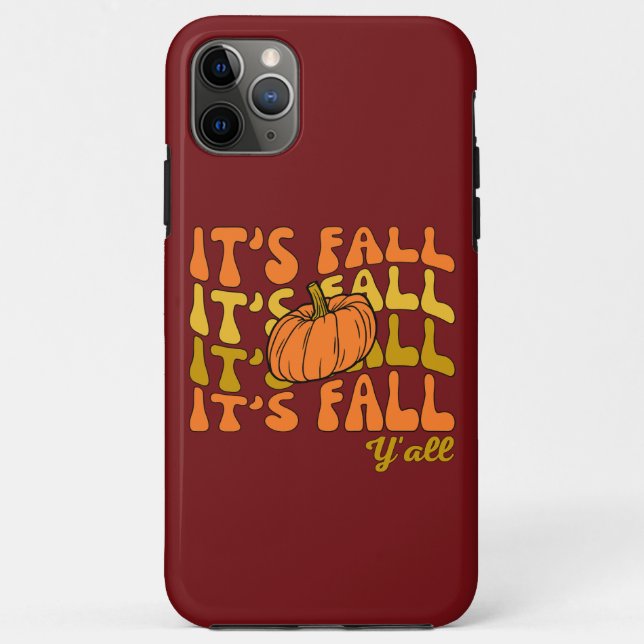 Funda De Case-Mate Para iPhone Cita feliz de Acción de Gracias es otoño (Reverso)