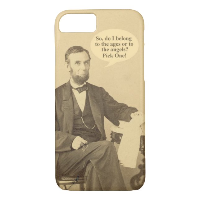 Funda De Case-Mate Para iPhone Cita histórica de Lincoln Ages o Angels (Reverso)
