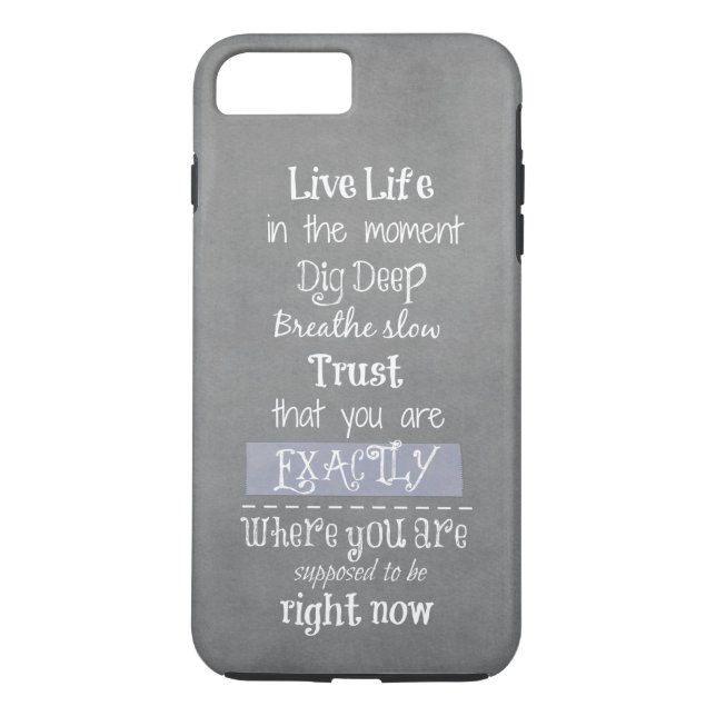 Funda De Case-Mate Para iPhone Cita inspiradora (Reverso)
