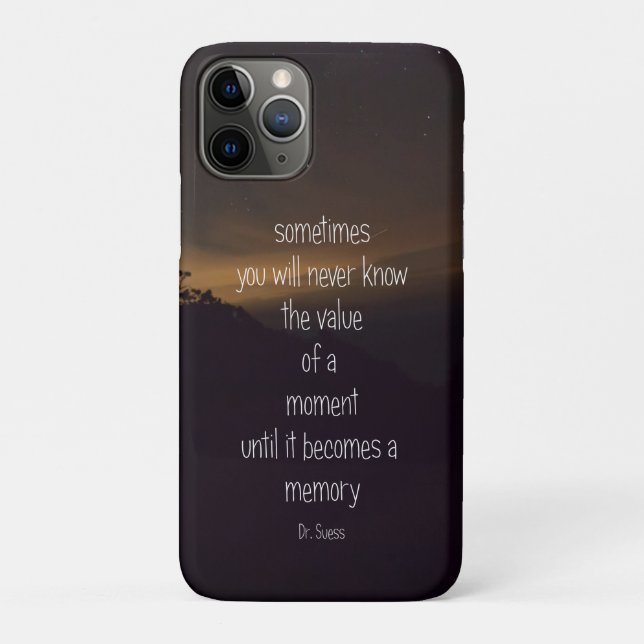 Funda De Case-Mate Para iPhone Cita Inspiradora de Sunrise (Reverso)