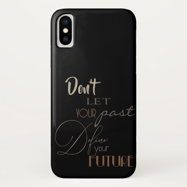 Funda De Case-Mate Para iPhone Cita inspiradora - Definir su futuro (Reverso)