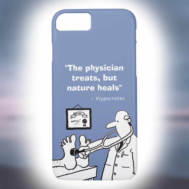 Funda De Case-Mate Para iPhone Cita médica inspiradora e imagen divertida (Subido por el creador)