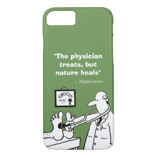 Funda Para iPhone 8/7 Cita médica inspiradora e imagen divertida