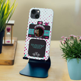 Funda Para iPhone 13 Cita motivacional de foto graduada de Retro Person