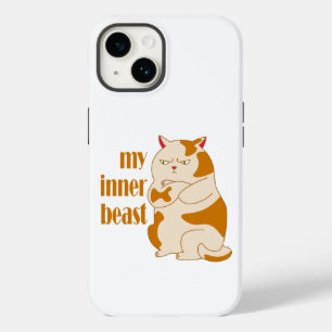 Funda Para iPhone 14 De Case-Mate Cita motivacional de gato gordo perezoso de mi bes