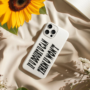 Funda Para iPhone 14 De Case-Mate Cita motivacional dudosa