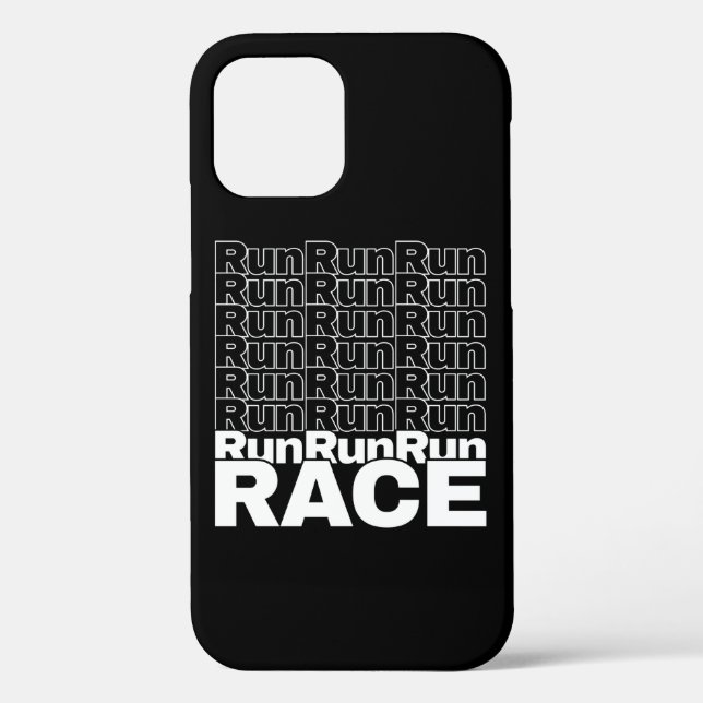 Funda De Case-Mate Para iPhone Cita motivacional para corredor en entrenamiento - (Reverso )
