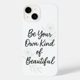 Funda Para iPhone 14 De Case-Mate Cita Motivacional Sé Tu Propio Tipo de Hermoso P