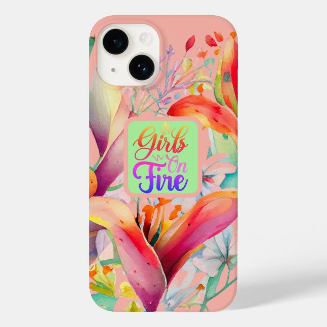 Funda De Case-Mate Para iPhone Cita sobre el incendio en Lily Blossom (Reverso )