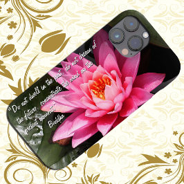Funda Para iPhone 15 Citas de flores y budas de Lotus / budismo