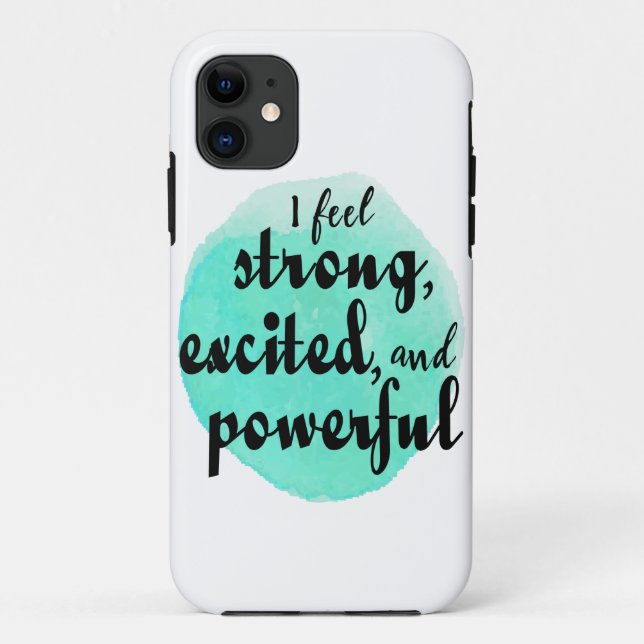 Funda De Case-Mate Para iPhone citas motivacionales para el trabajo y el éxito (Reverso)
