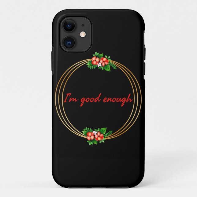 Funda De Case-Mate Para iPhone citas motivacionales y inspiradoras para la vida (Reverso)